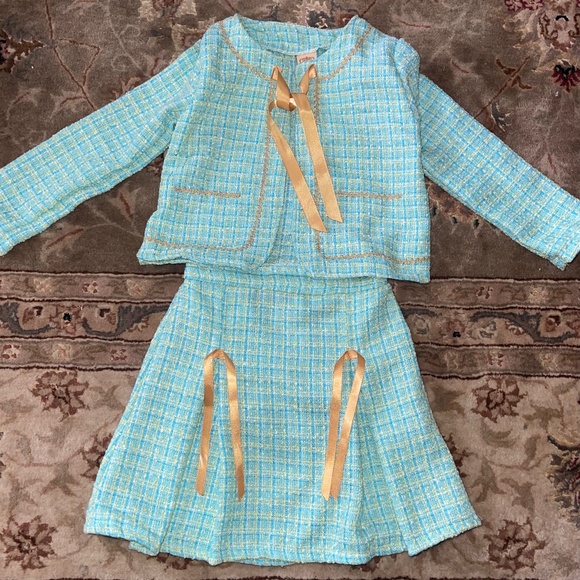 Girl’s jacket and skirt from Mia Belle Baby couture 5Y - Picture 1 of 1